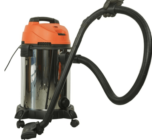 BLACK+DECKER WDBDS30 High Suction Wet & Dry Stainless Steel Vacuum Cleaner & Blower With HEPA Filter & Reusable Dustbag, Efficient In Cleaning Wet & Dry Spillage/Waste, 30-Litre 1600 Watt 16 KPa